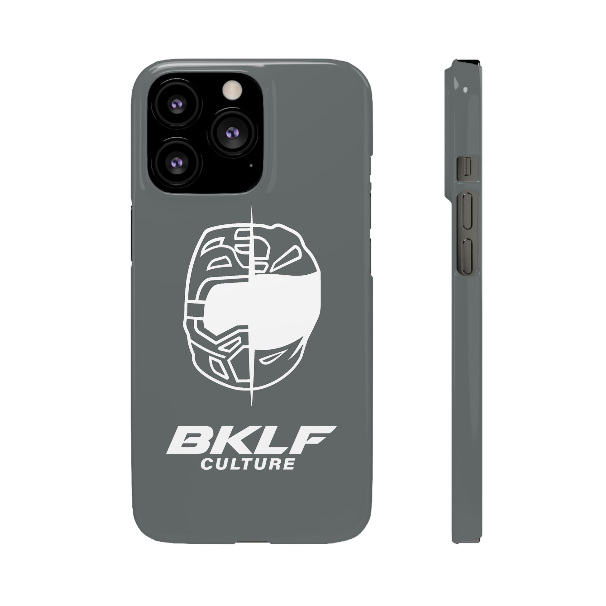 Bklf Culture Phone Case for iPhone 13 Dark Grey