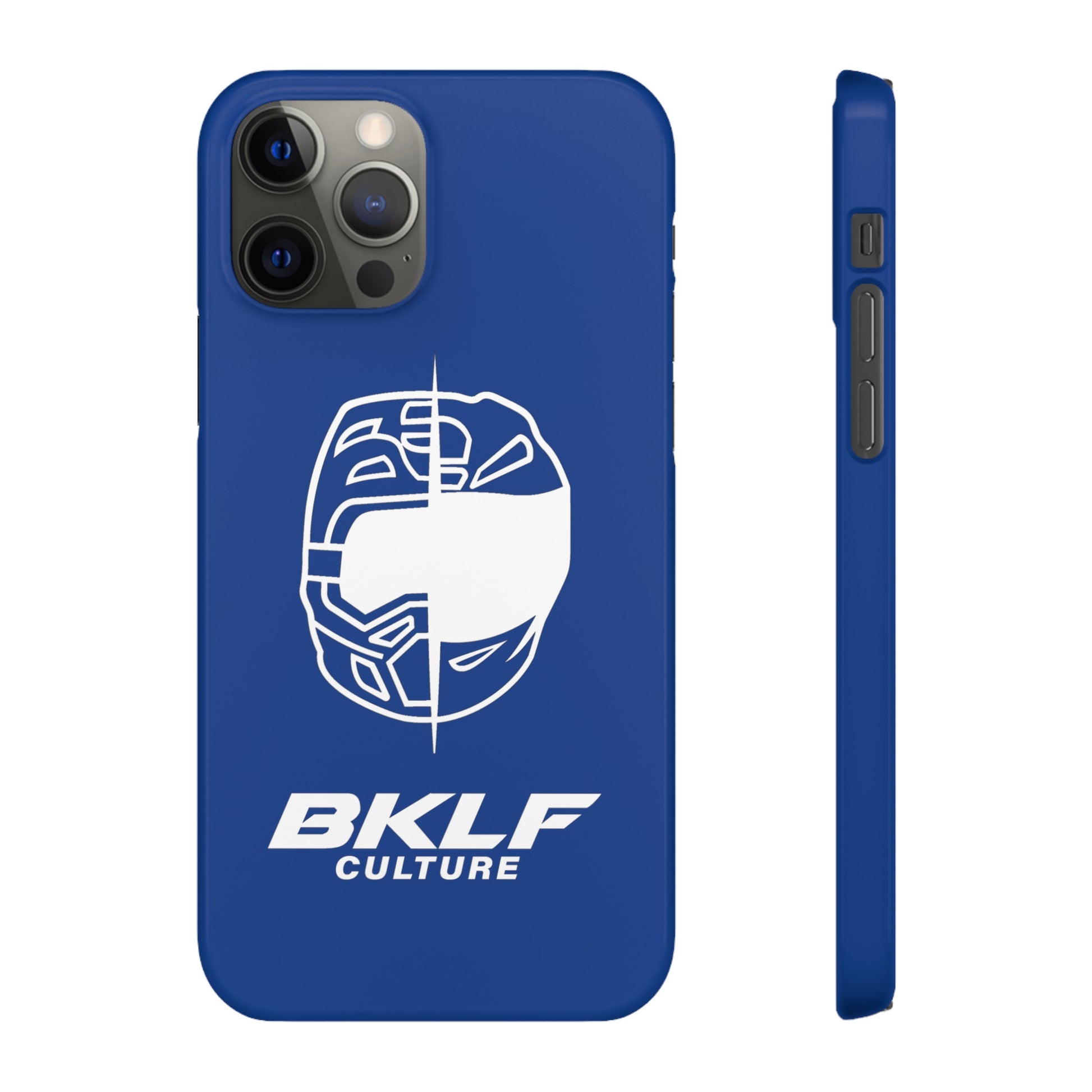 Bklf Culture Phone Case for iPhone 12 Royal Blue