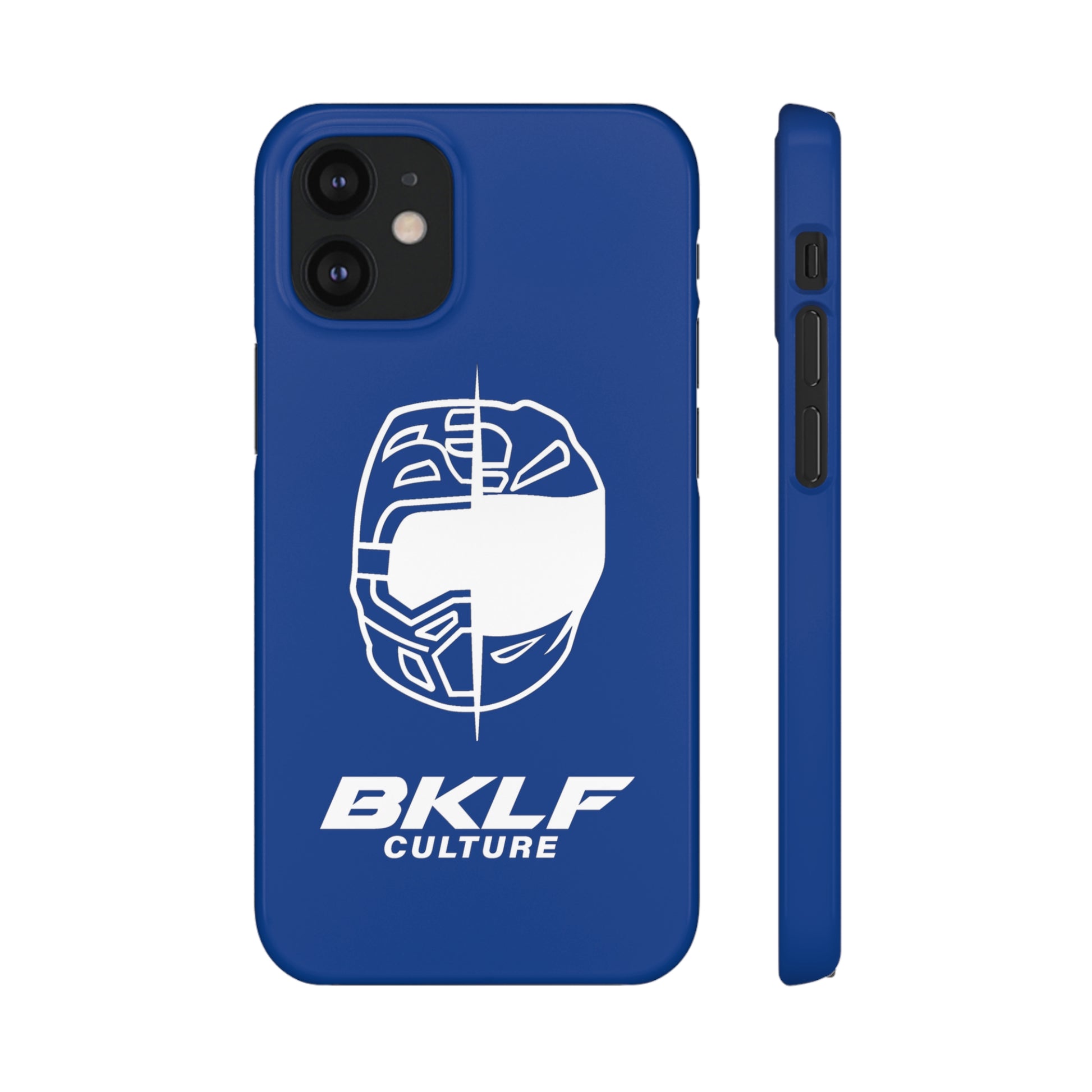 Bklf Culture Phone Case for iPhone 12 iPhone 12 Mini Royal Blue