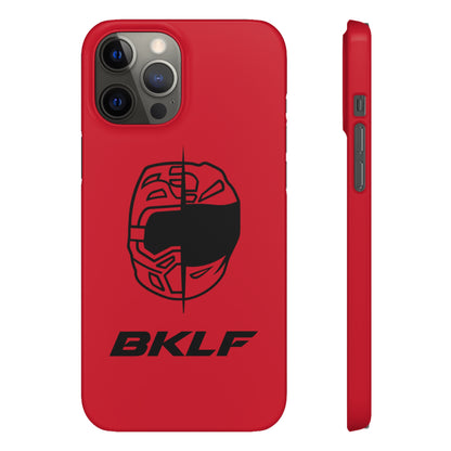 Bklf Culture Phone Case for iPhone 12 iPhone 12 Pro Max Dark Red