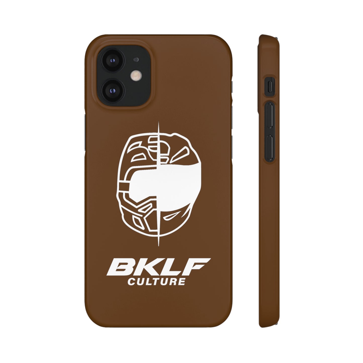 Bklf Culture Phone Case for iPhone 12 iPhone 12 Mini Chocolate