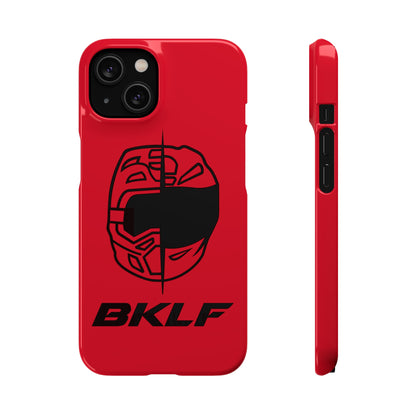 Bklf Culture Phone Case for iPhone 14 Dark Red