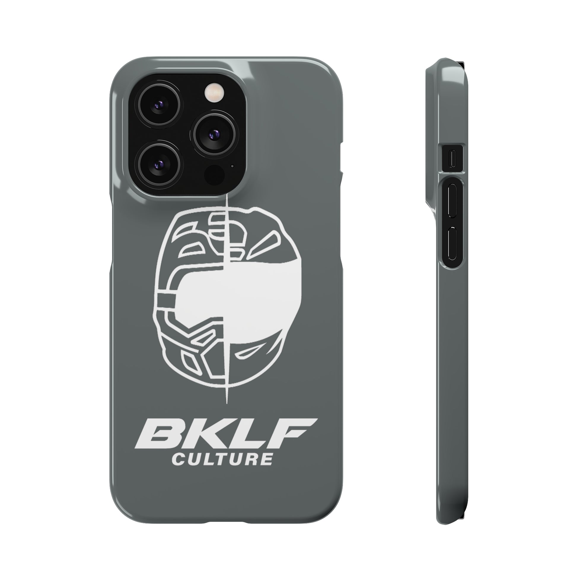 Bklf Culture Phone Case for iPhone 14 Dark Grey