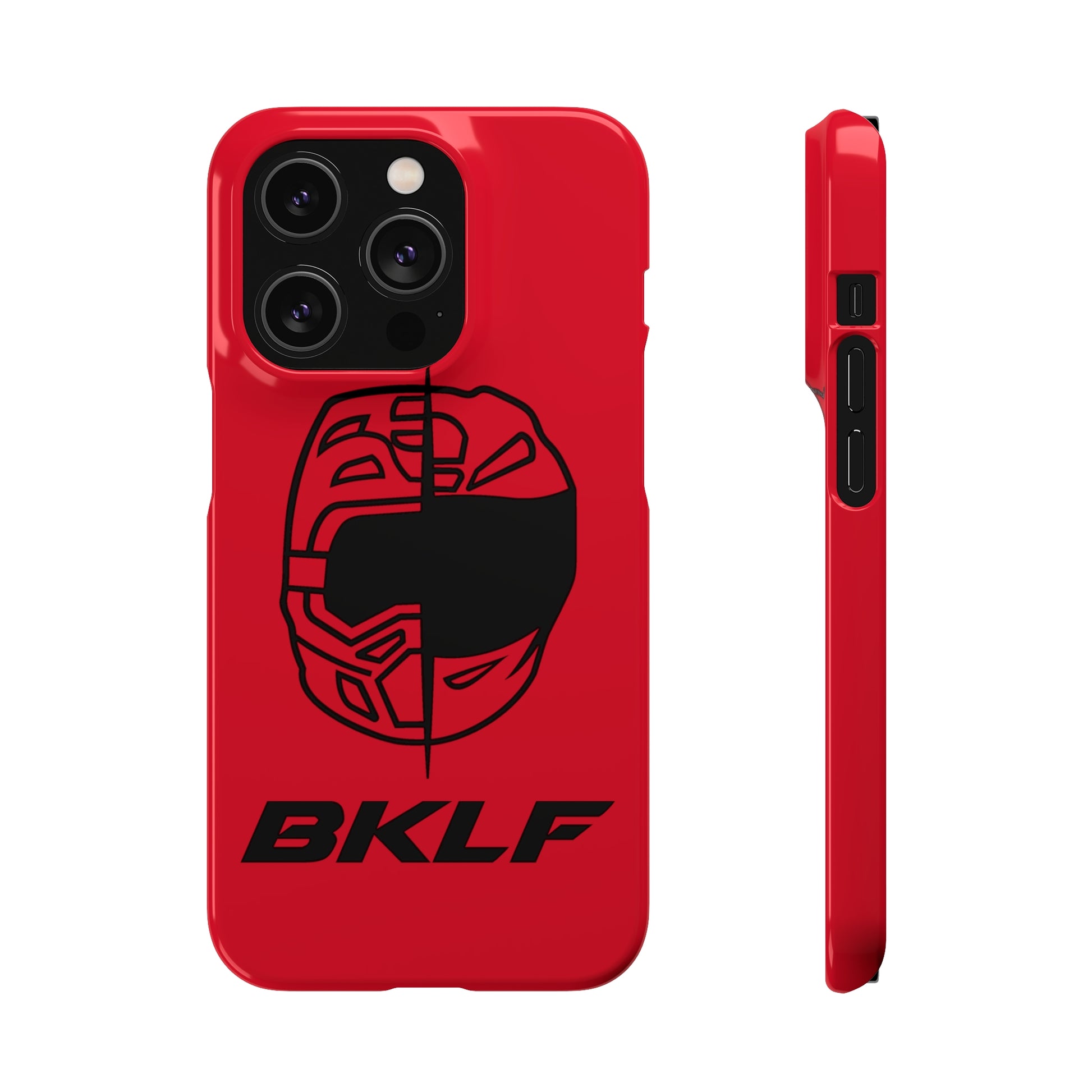 Bklf Culture Phone Case for iPhone 14 Dark Red