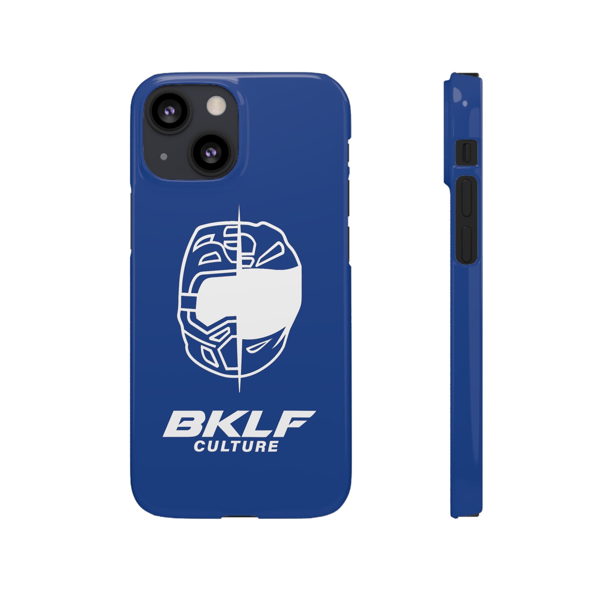 Bklf Culture Phone Case for iPhone 13 iPhone 13 Mini Royal Blue